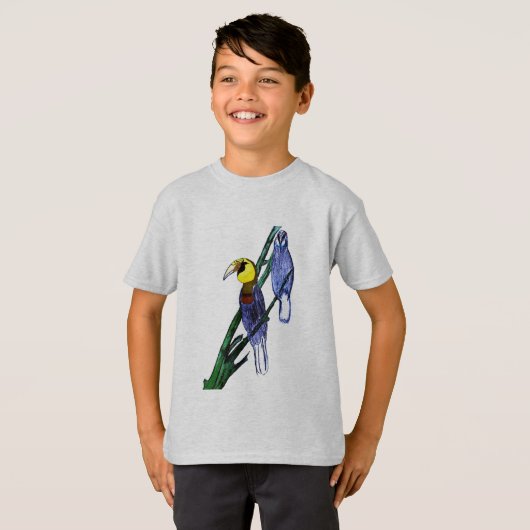 Blyths Hornbill T-Shirt (Vorne ganz)