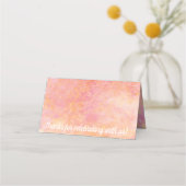 BM Bar an Bat Mitzvah einfach subtile Platzkarten (Rückseite)