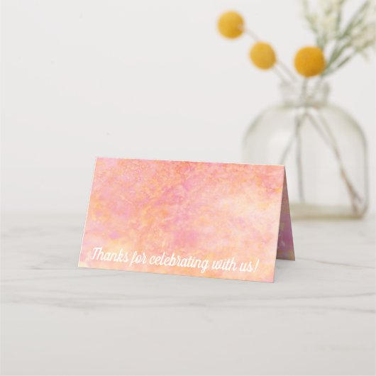 BM Bar an Bat Mitzvah einfach subtile Platzkarten (Rückseite)