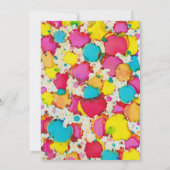 BM Bar Bat Mitzvah Confetti Save the Date (Rückseite)