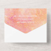 BM Bar Bat Mitzvah einfach subtil All In One Einladung (Rückseite)