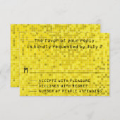 BM Bar Bat Mitzvah Einschließung RSVP Karten Spiel (Vorne/Hinten)