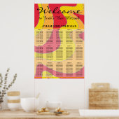 BM Bar & Bat Mitzvah Glittery Swirbelkarte Poster (Küche)