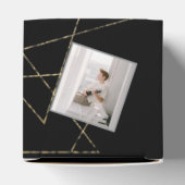 BM Bar Bat Mitzvah Overlapping Stars Geschenkschachtel (Oben)