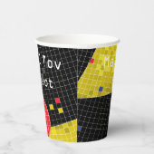 BM Bar Bat Mitzvah Paper Cup Game On Pappbecher (Rechts)
