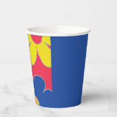 BM Bar Bat Mitzvah Paper Cup Hippie-Blume Pappbecher (Links)
