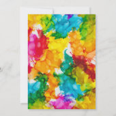 BM Bar Bat Mitzvah Splash Save the Date (Rückseite)