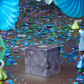 BM Bar Bat Mitzvah Star of David Blues Geschenkschachtel