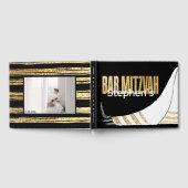 BM Bar Mitzvah Elegant Gold Gästebuch (Voll)