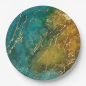 BM Bar N Bat Mitzvah aus dieser Weltpapierplatte Pappteller (Vorderseite)