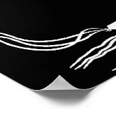 BM Bar N Bat Mitzvah Gold Tallit Seekarte Poster (Ecke)