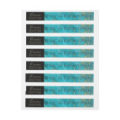 BM Bar oder Bat Mitzvah aus dieser Welt Rundum-Adressaufkleber (Bogen)