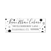 BM Bar oder Bat Mitzvah Confetti Design Selbstfarb Permastempel (Design)