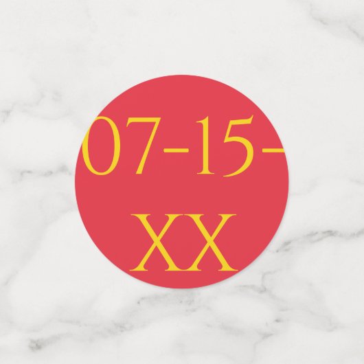 BM Bar oder Bat Mitzvah Confetti Hippie Style Konfetti (Klein Vorderseite)