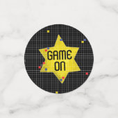 BM Bar or Bat Mitzvah GAME ON Confetti Konfetti (Klein Vorderseite)