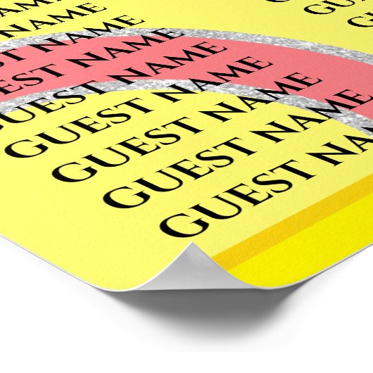 BM Bar und Bat Mitzvah in den 1960er Jahren Seatin Poster (Ecke)