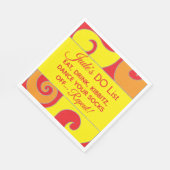 BM Bat Bar Mitzvah Silvery Wirbel Napkins Serviette (Ecke)