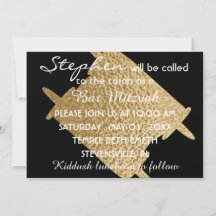 BM Bat Mitzvah Bar Mitzvah Gold Tora 5 x 7