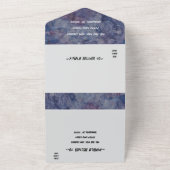 BM Bat Mitzvah Blues und Pinks All In One Einladung (Außenbereich)