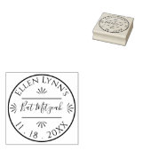BM Bat Mitzvah oder Bar Mitzvah Gummistempel (Stempel)