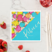 BM Bat oder Bar Mitzvah Napkins Confetti Serviette (Beispiel)