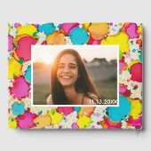 BM Bat oder Bar Mitzvah Party Confetti Gästebuch (Rückseite)