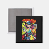 Bm World Domination Tour Sticker Magnet (Vorderseite/Rückseite)