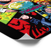 Bm World Domination Tour Sticker Poster (Ecke)