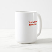 BMax Effort Null Fortschritt - Funny Bullio Gym Kaffeetasse (VorderseiteRechts)