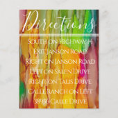 BMBar-Bat Mitzvah - ein Abstrich der Karte für die (Vorderseite)