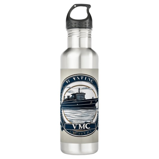 BMC-Boot-Logo Edelstahlflasche (Vorderseite)