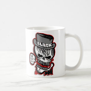 BMC graues Schädellogo Kaffeetasse