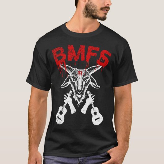 BMFS Metall Ziege T-Shirt (Vorderseite)