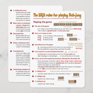 BMJA rules card - Spielen des Spiels (1) Einladung