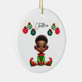 BMSC Christmas Elf Ornament, V1 Keramik Ornament (Rechts)