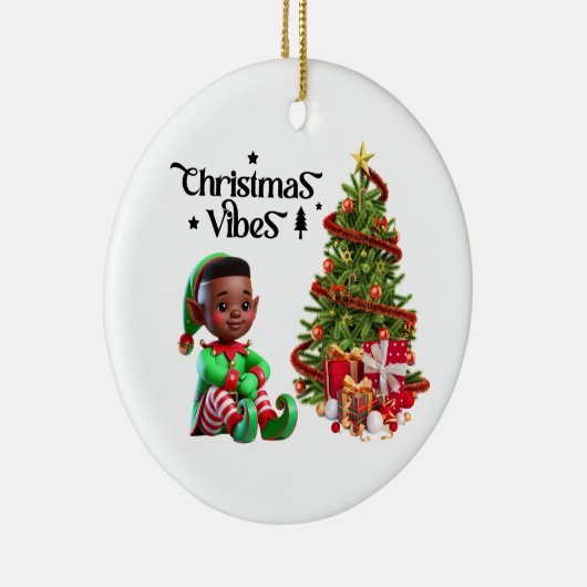 BMSC Christmas Elf Ornament, V3 Keramik Ornament (Rechts)