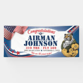 BMT Abschluss 319 TRS Tigers Militär der Luftwaffe Banner (Horizontal)