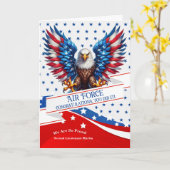 BMT Graduate American Eagle and Stars with Name Karte (Gelbe Blume)