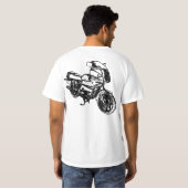 BMWーR100RS T-Shirt (Schwarz voll)
