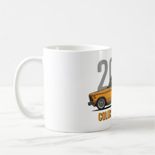 BMW 2002 Colorado Orange Oldtimer Kaffeetasse