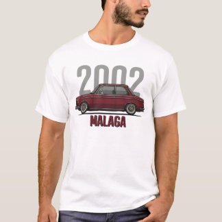 BMW 2002 Malaga Red Oldtimer T-Shirt