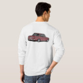 BMW 2002 Oldtimer in Farbe Malaga T-Shirt (Schwarz voll)