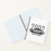 BMW 2002 Polaris Silber Klassiker Notizblock (Innenseite)