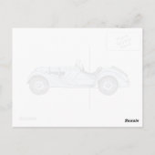BMW 328 1936 POSTKARTE (Rückseite)
