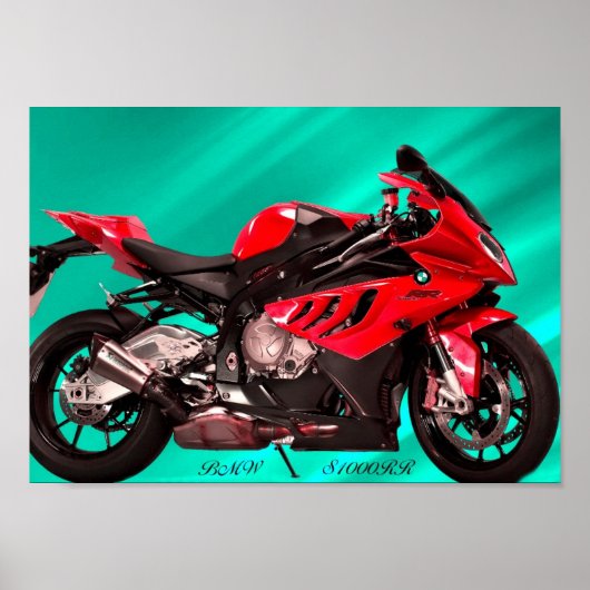 BMW Bike Poster (Vorne)