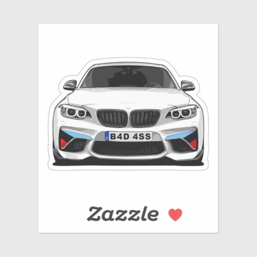 BMW Car Sticker (Blatt)