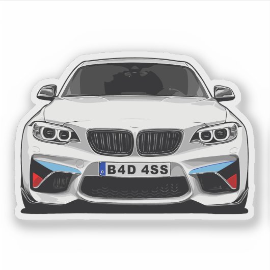 BMW Car Sticker (Vorderseite)