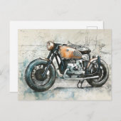 BMW Classic Motorrad Postkarte (Vorne/Hinten)