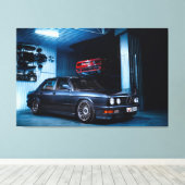 BMW E28 LEINWANDDRUCK (Insitu (Holzboden))