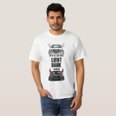 BMW E30 - leicht und dunkel T-Shirt (Vorne ganz)